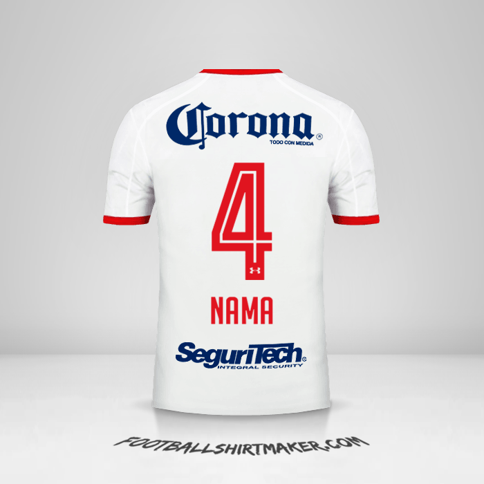 Jersey Toluca FC 2017/18 Alternatif -  nama - 4