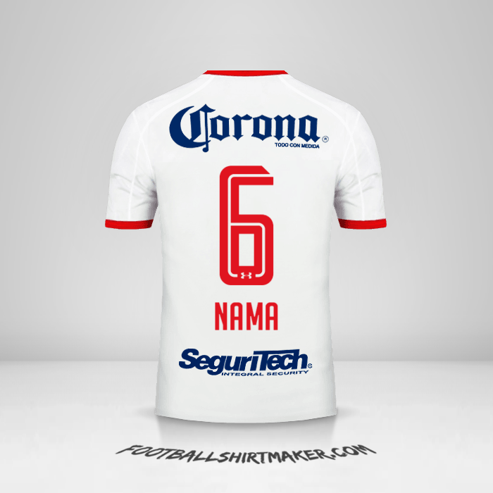 Jersey Toluca FC 2017/18 Alternatif -  nama - 6