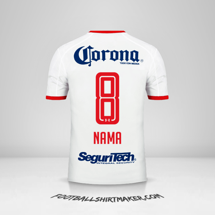 Jersey Toluca FC 2017/18 Alternatif -  nama - 8