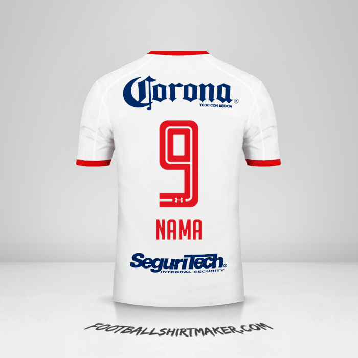 Jersey Toluca FC 2017/18 Alternatif -  nama - 9