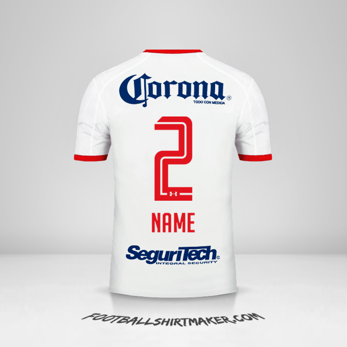 Shirt Toluca FC 2017/18 Away -  name - 2