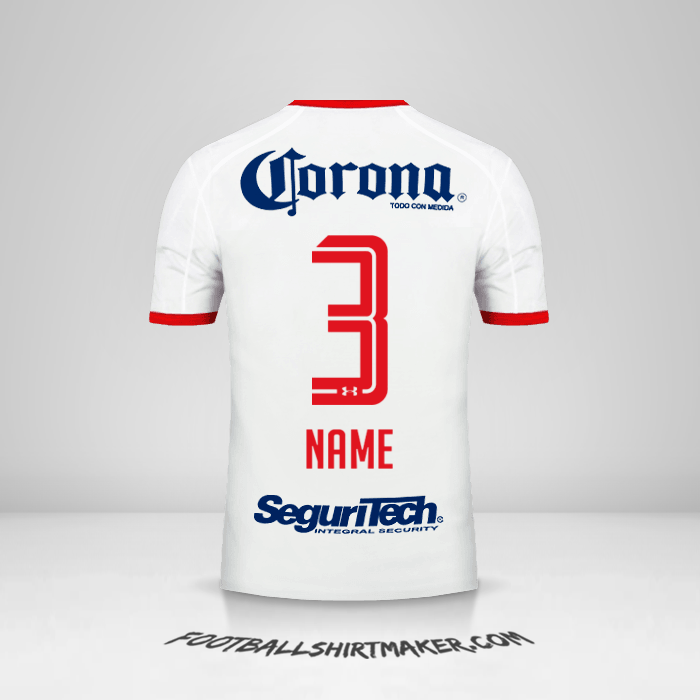 Trikot Toluca FC 2017/18 Auswärts -  name - 3