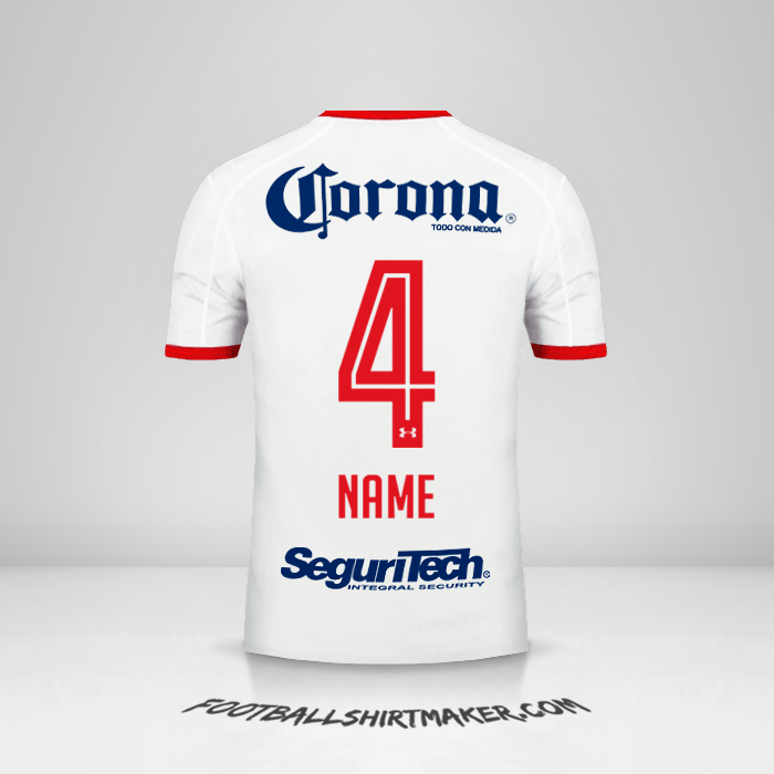 Shirt Toluca FC 2017/18 Away -  name - 4