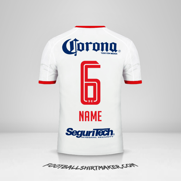 Shirt Toluca FC 2017/18 Away -  name - 6