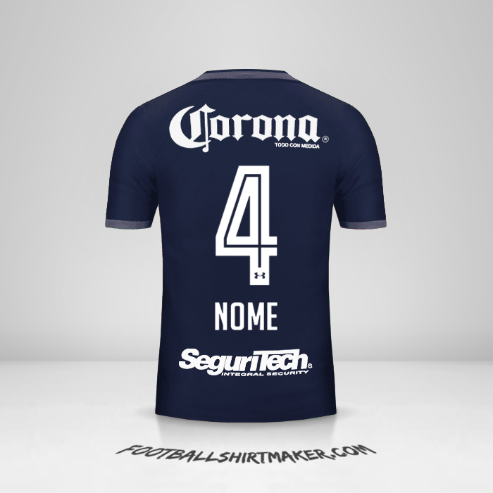 Maglia Toluca FC 2017/18 Terza -  nome - 4