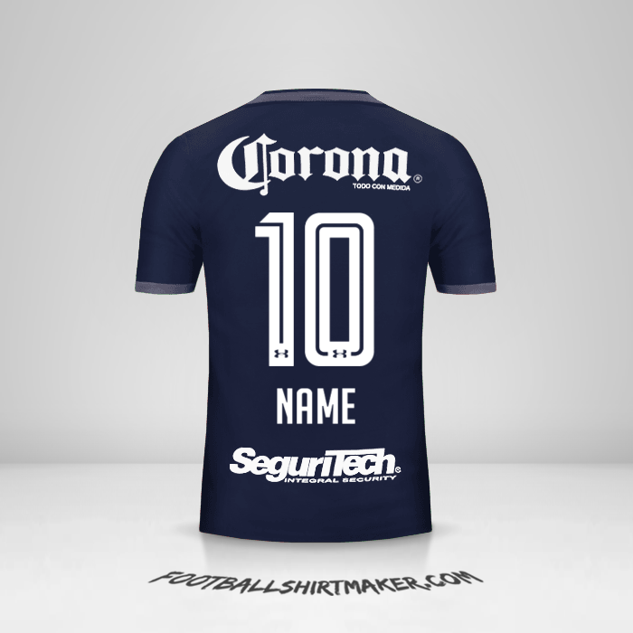 Shirt Toluca FC 2017/18 Third -  name - 10