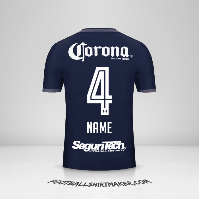 Shirt Toluca FC 2017/18 Third -  name - 4