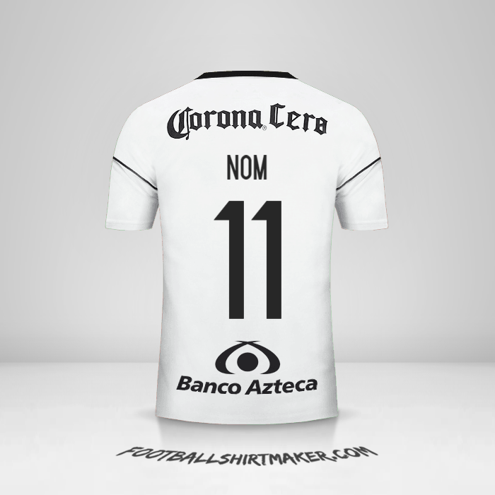 Maillot Atlas 2017/18 Extérieur -  nom - 11