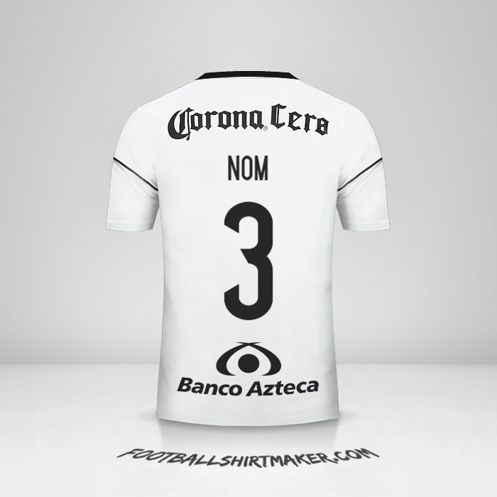 Maillot Atlas 2017/18 Extérieur -  nom - 3