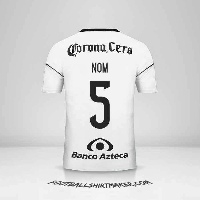Maillot Atlas 2017/18 Extérieur -  nom - 5