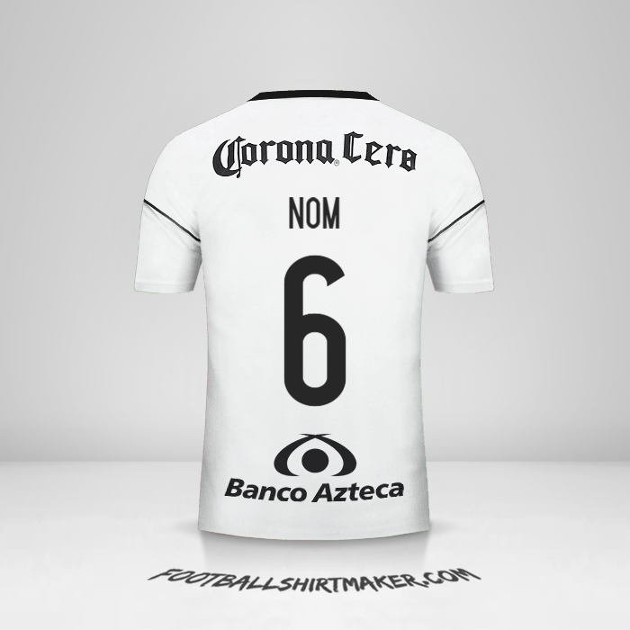 Maillot Atlas 2017/18 Extérieur -  nom - 6