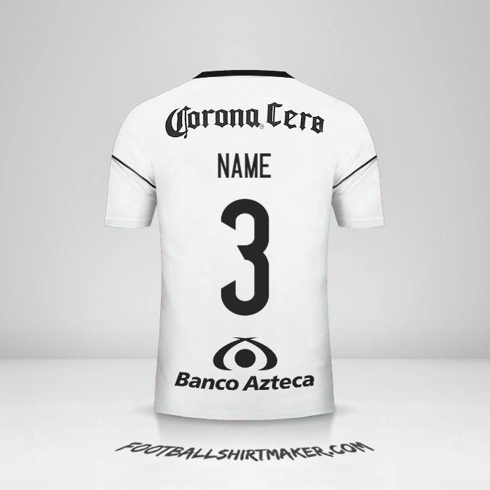 Jersey Atlas 2017/18 Away -  name - 3