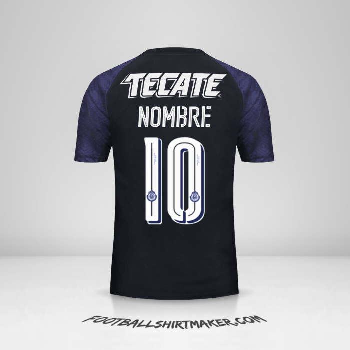 Camiseta Guadalajara 2017/18 Visita -  nombre - 10