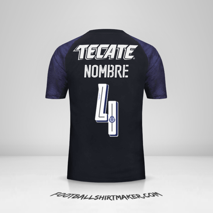 Jersey Guadalajara 2017/18 Visita -  nombre - 4