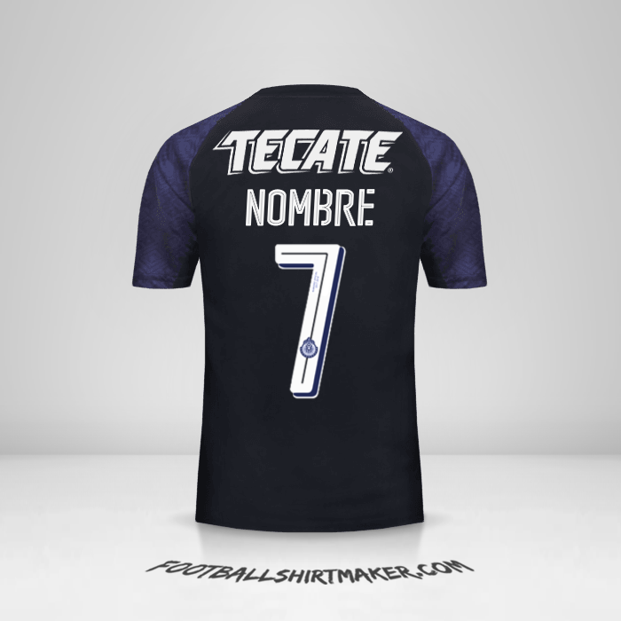 Jersey Guadalajara 2017/18 Visita -  nombre - 7