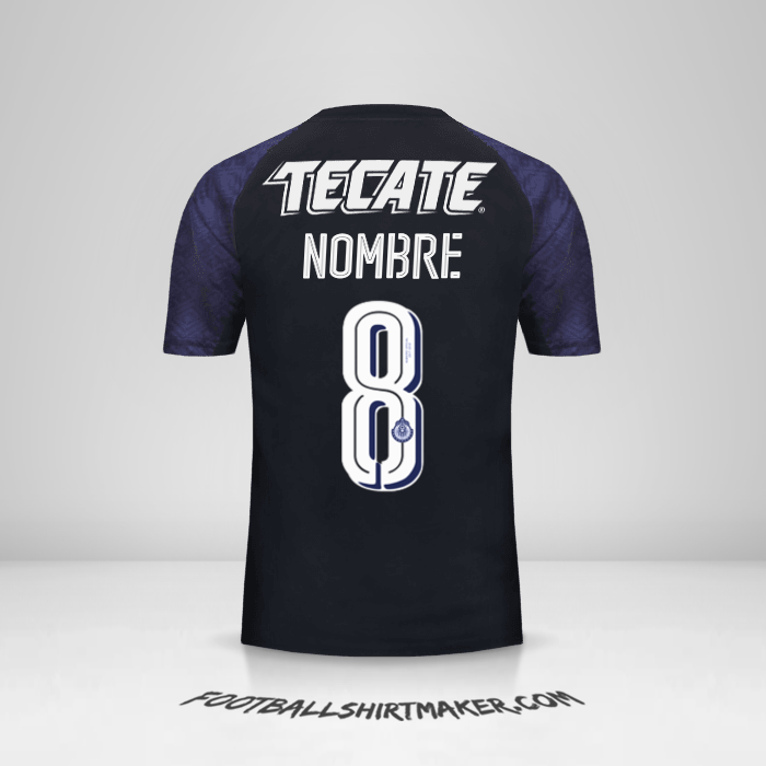 Jersey Guadalajara 2017/18 Visita -  nombre - 8