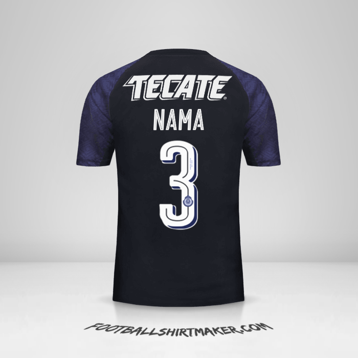 Jersey Guadalajara 2017/18 Alternatif -  nama - 3