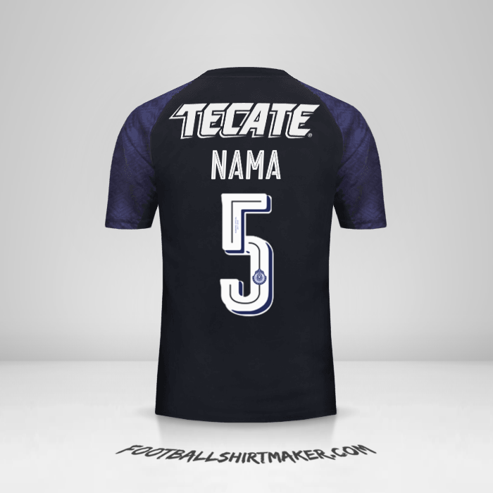 Jersey Guadalajara 2017/18 Alternatif -  nama - 5