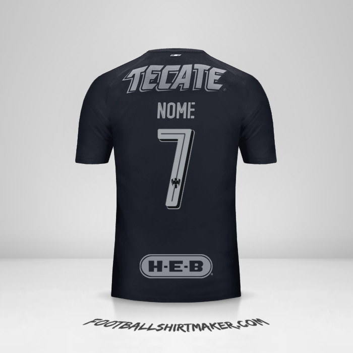 Camisa Monterrey 2017/18 Alternativa -  nome - 7