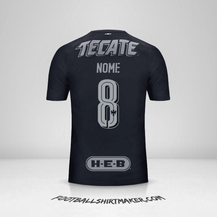 Camisa Monterrey 2017/18 Alternativa -  nome - 8