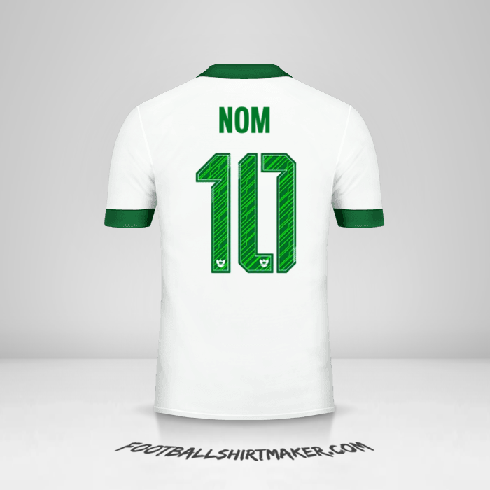 Maillot Indonésie 2016/17 Extérieur -  nom - 10