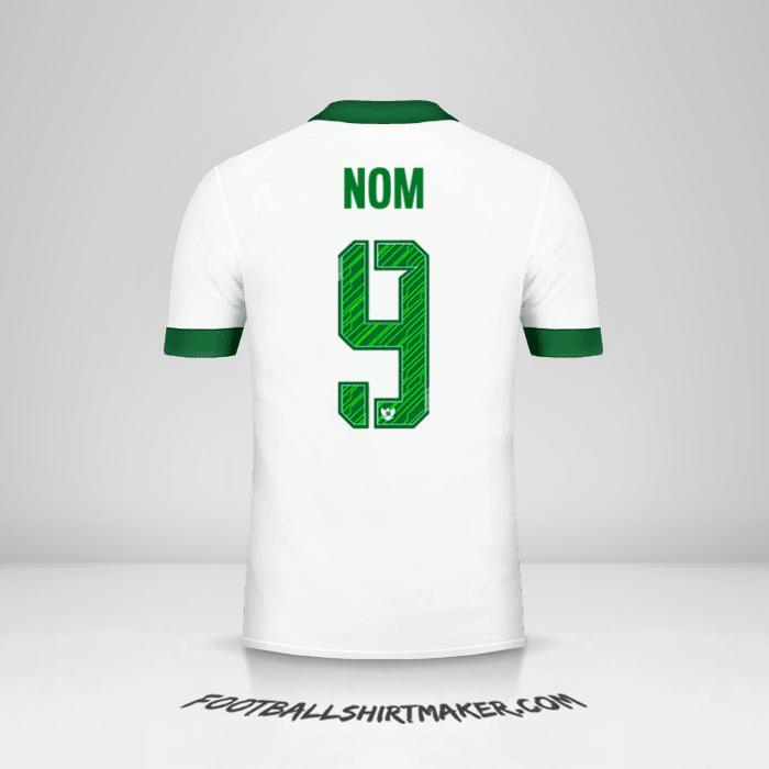 Maillot Indonésie 2016/17 Extérieur -  nom - 9