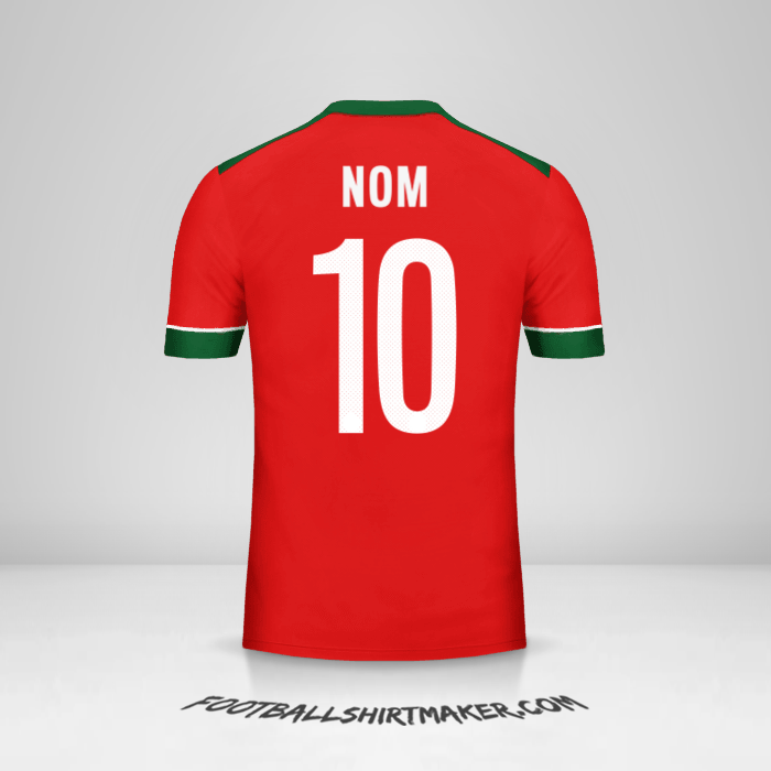 Maillot Indonésie 2014/15 -  nom - 10