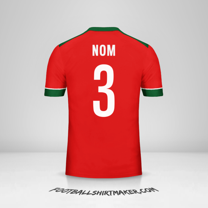 Maillot Indonésie 2014/15 -  nom - 3