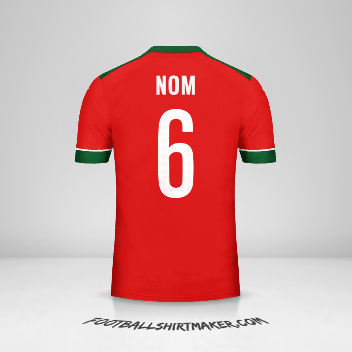 Maillot Indonésie 2014/15 -  nom - 6