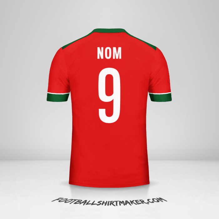 Maillot Indonésie 2014/15 -  nom - 9