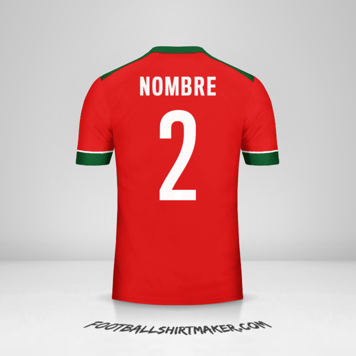Camiseta Indonesia 2014/15 -  nombre - 2