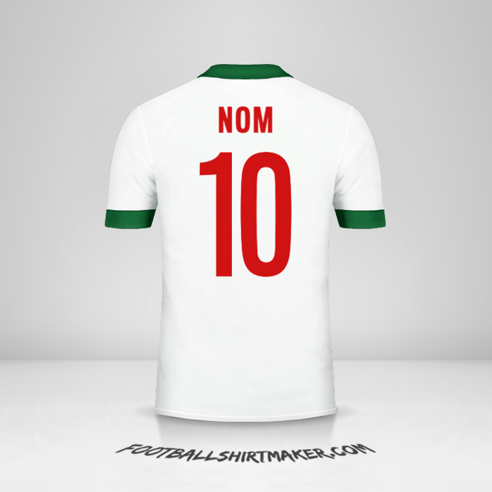 Maillot Indonésie 2014/15 Extérieur -  nom - 10