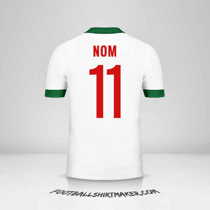 Maillot Indonésie 2014/15 Extérieur -  nom - 11