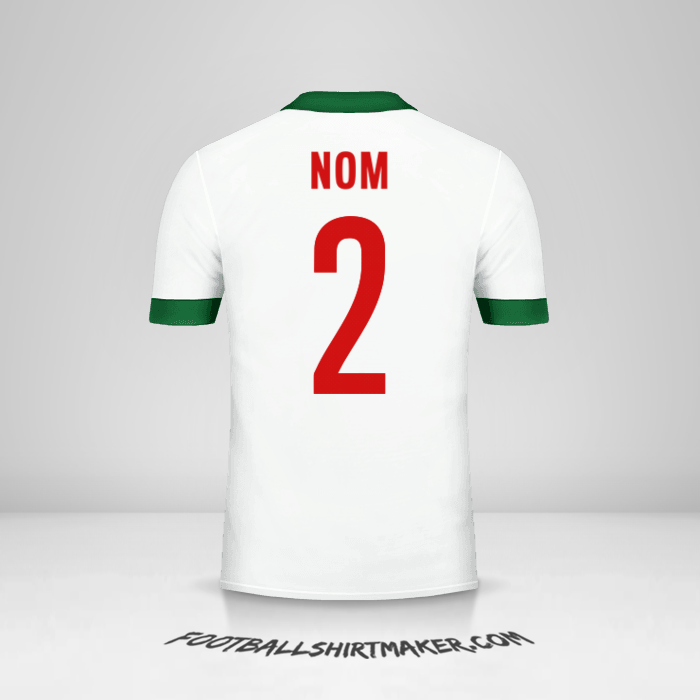 Maillot Indonésie 2014/15 Extérieur -  nom - 2