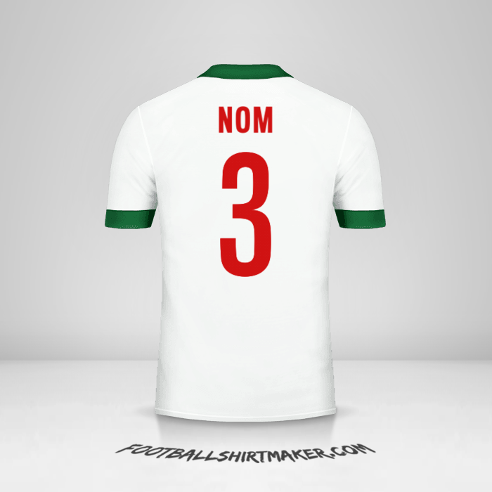 Maillot Indonésie 2014/15 Extérieur -  nom - 3