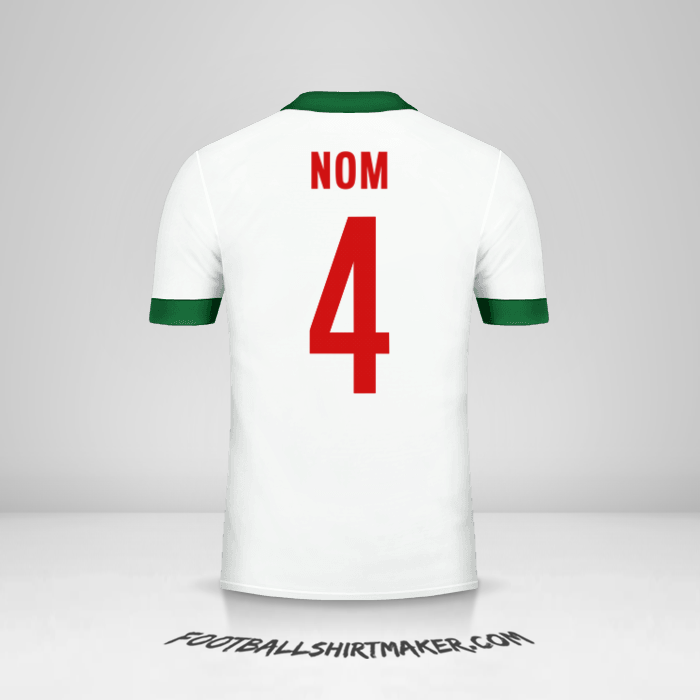 Maillot Indonésie 2014/15 Extérieur -  nom - 4