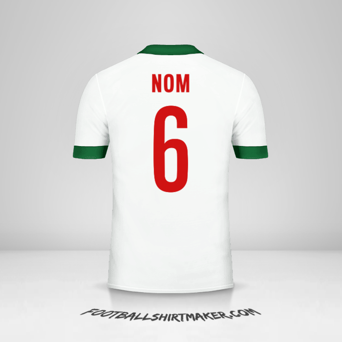 Maillot Indonésie 2014/15 Extérieur -  nom - 6