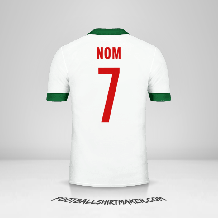 Maillot Indonésie 2014/15 Extérieur -  nom - 7