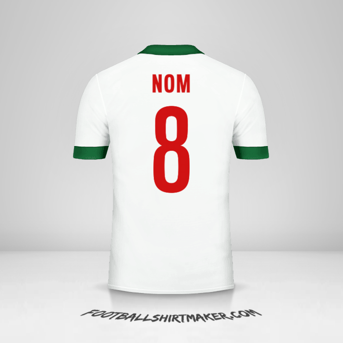 Maillot Indonésie 2014/15 Extérieur -  nom - 8