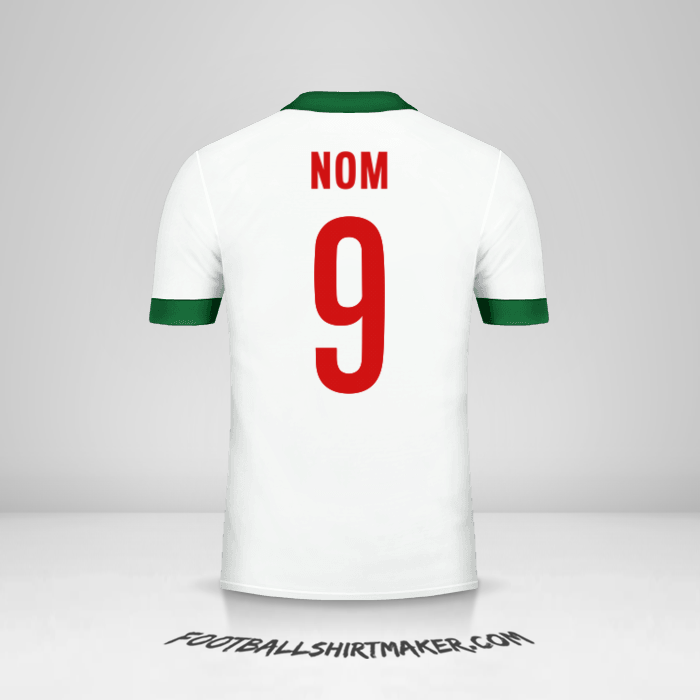 Maillot Indonésie 2014/15 Extérieur -  nom - 9