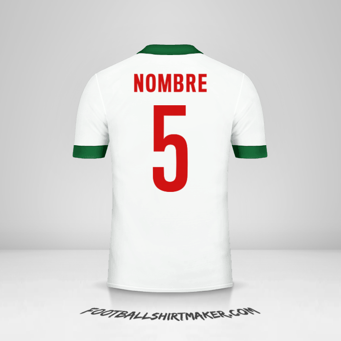Camiseta Indonesia 2014/15 Visita -  nombre - 5