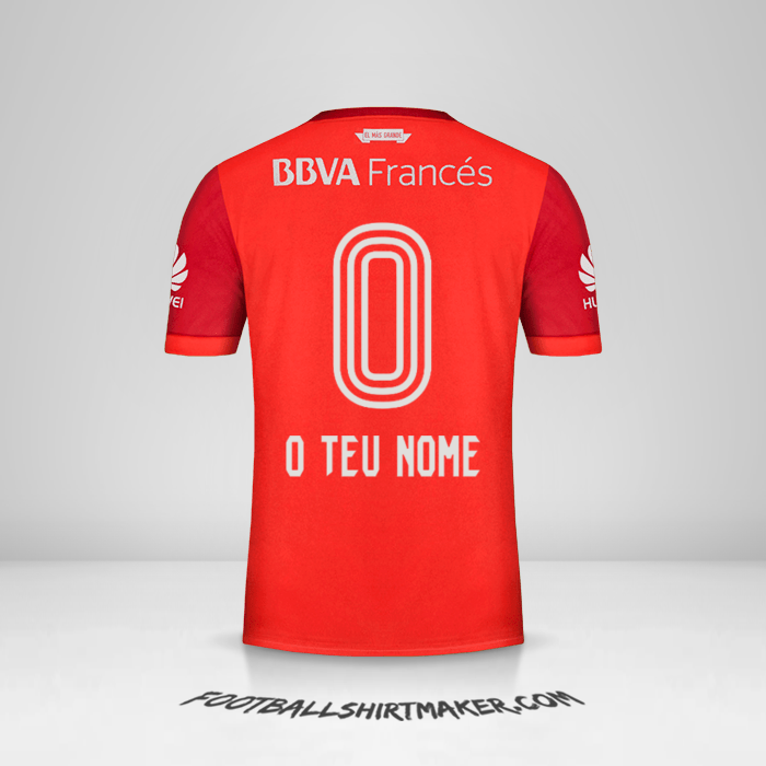 Camisola River Plate 2017/18 II -  o teu nome - 0