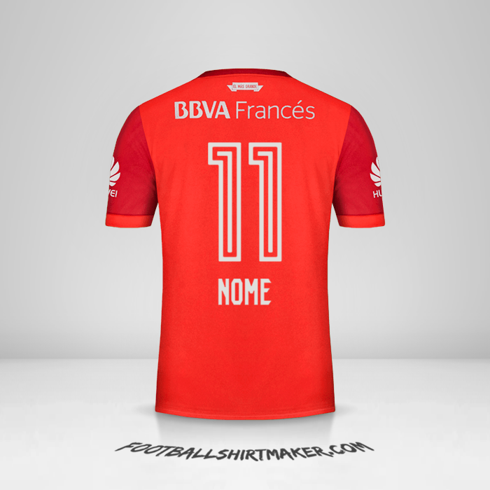 Camisola River Plate 2017/18 Alternativa -  nome - 11