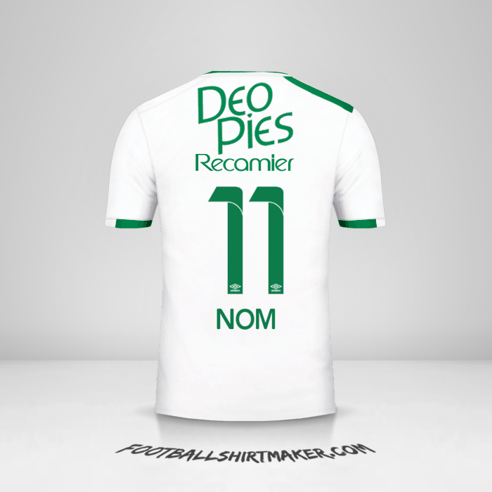 Maillot Deportivo Cali 2017 Extérieur -  nom - 11
