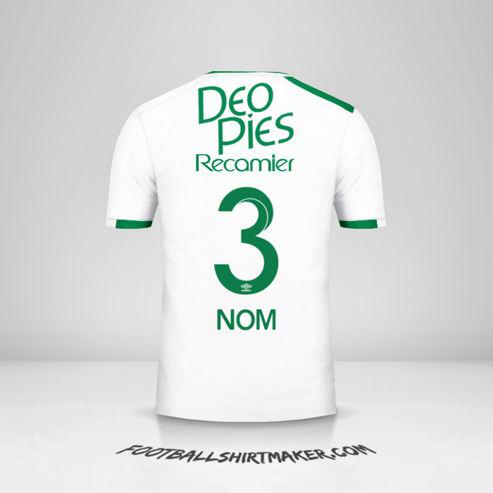 Maillot Deportivo Cali 2017 Extérieur -  nom - 3