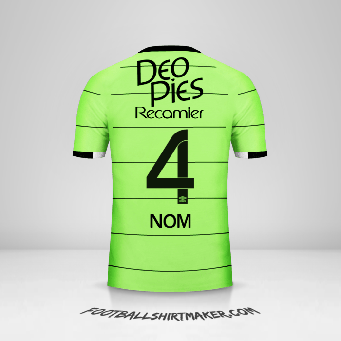 Maillot Deportivo Cali 2017 Troisième -  nom - 4