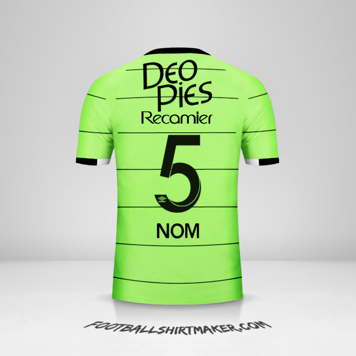 Maillot Deportivo Cali 2017 Troisième -  nom - 5