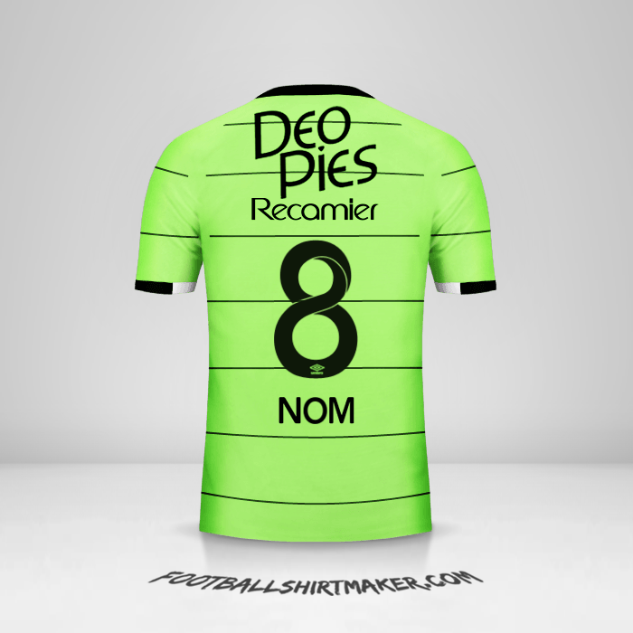 Maillot Deportivo Cali 2017 Troisième -  nom - 8