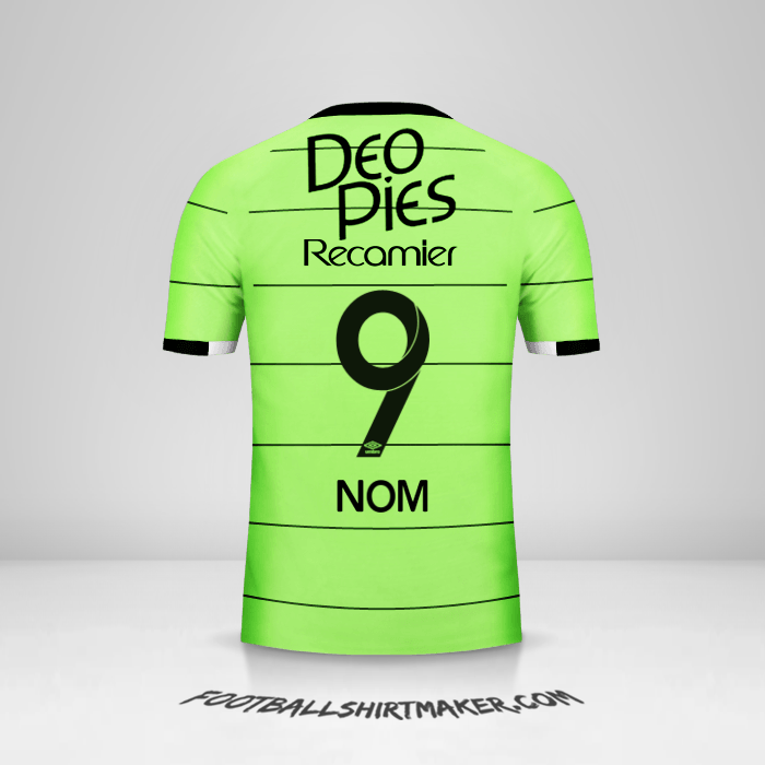 Maillot Deportivo Cali 2017 Troisième -  nom - 9