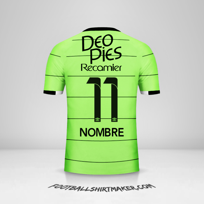 Camiseta Deportivo Cali 2017 Tercera -  nombre - 11